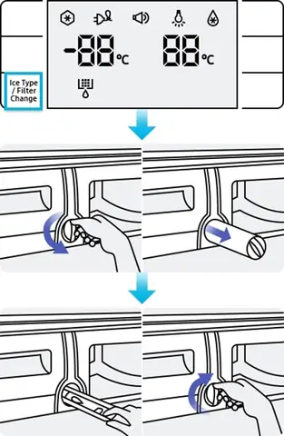 Tủ Lạnh Samsung Báo Đèn Filter