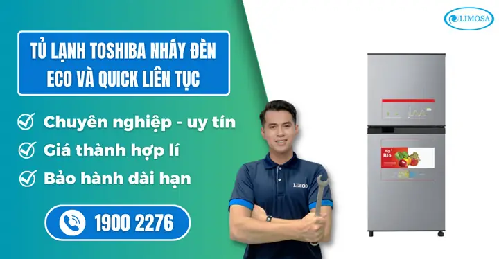 Tủ Lạnh Toshiba Nháy Đèn