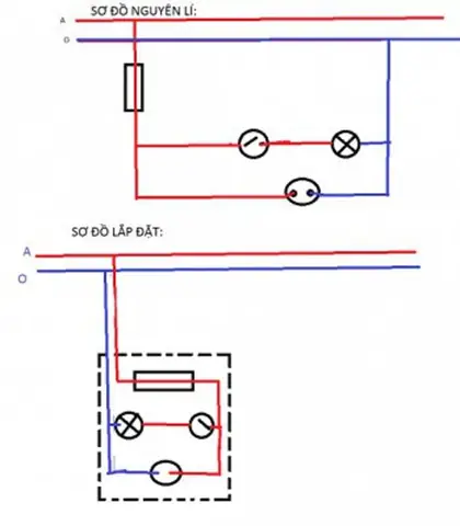 Vẽ Sơ Đồ Nguyên Lý Mạch Điện Đèn Huỳnh Quang