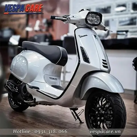 Vespa Lx Độ Đèn Vuông