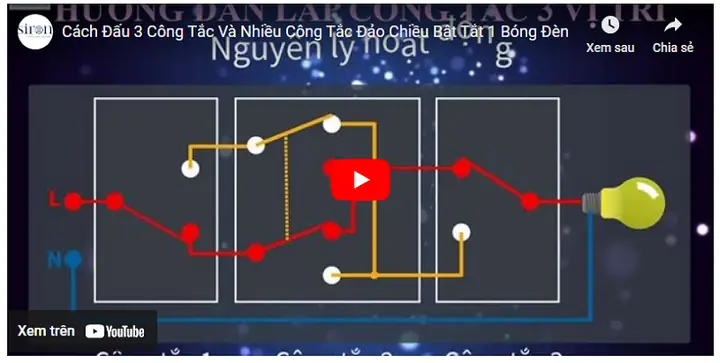 Công Tắc 1 Bóng Đèn