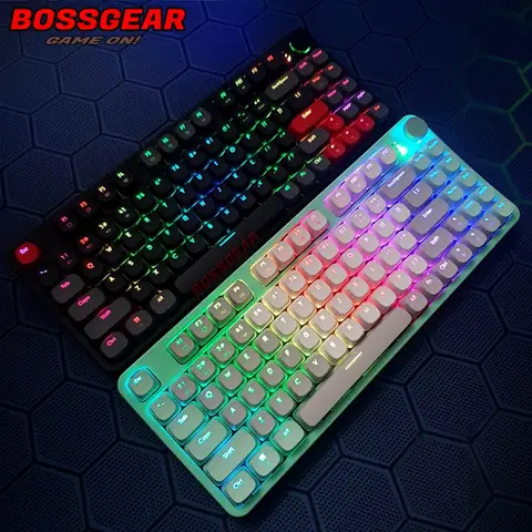 Bàn Phím Cơ Không Dây Có Đèn Led