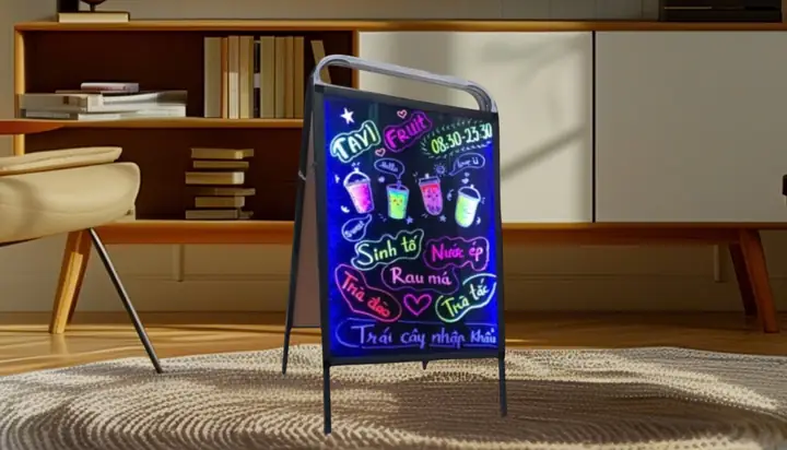 Bảng Ghi Menu Có Đèn