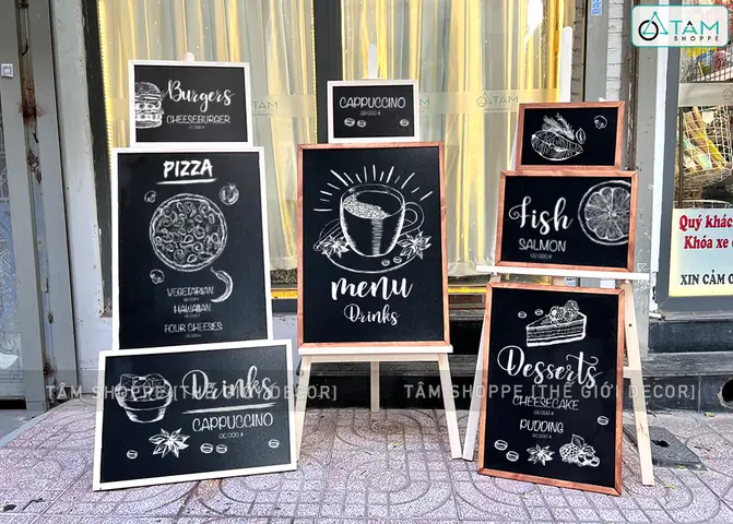 Bảng Ghi Menu Có Đèn