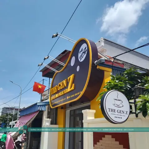 Bảng Hiệu Hộp Đèn Cafe