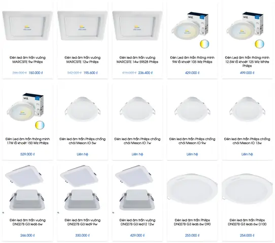 Báo Giá Đèn Downlight Philips