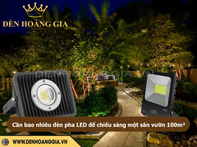 Báo Giá Đèn Hắt Sân Vườn