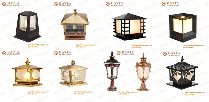 Báo Giá Đèn Trụ Cổng
