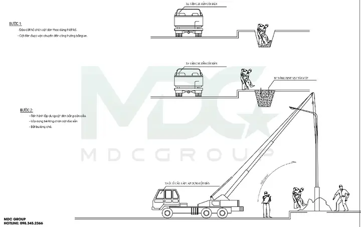 Biện Pháp Thi Công Đèn Tín Hiệu Giao Thông