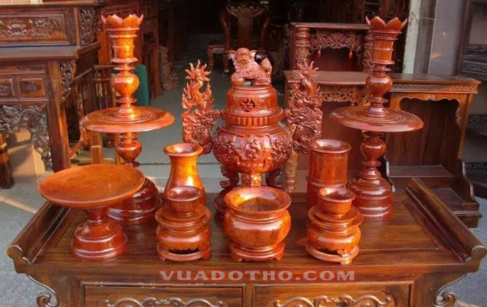 Bộ Chân Đèn Bằng Gỗ