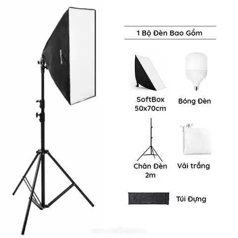 Bộ Đèn Chụp Sản Phẩm Softbox
