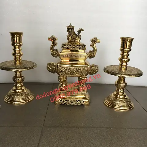 Bộ Lư Đèn Bàn Thờ
