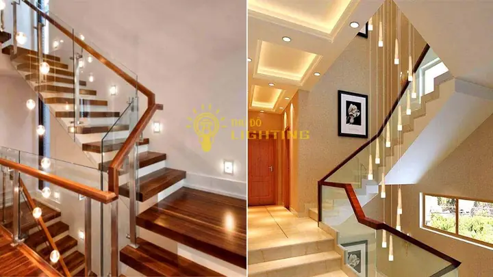 Bố Trí Đèn Cầu Thang