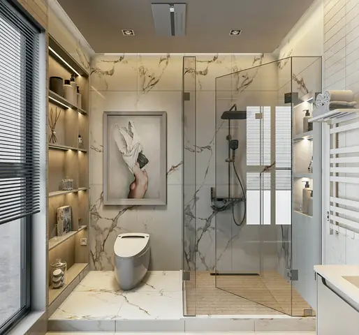 Bố Trí Đèn Phòng Tắm