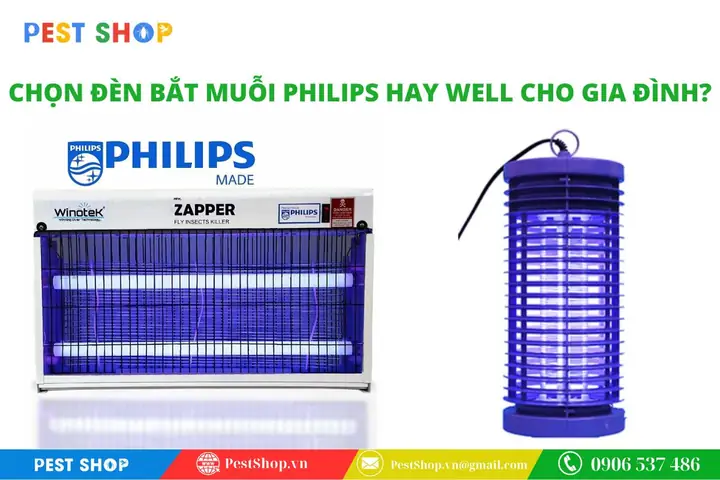 Bóng Đèn Bắt Muỗi Well