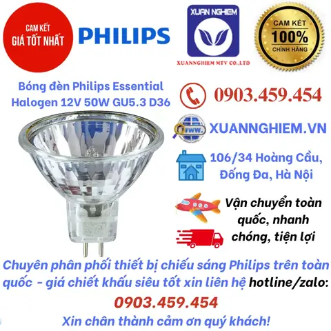 Bóng Đèn Halogen 12v 50w