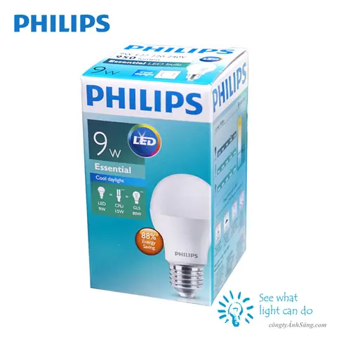 Bóng Đèn Led Bulb Philips 9w E27