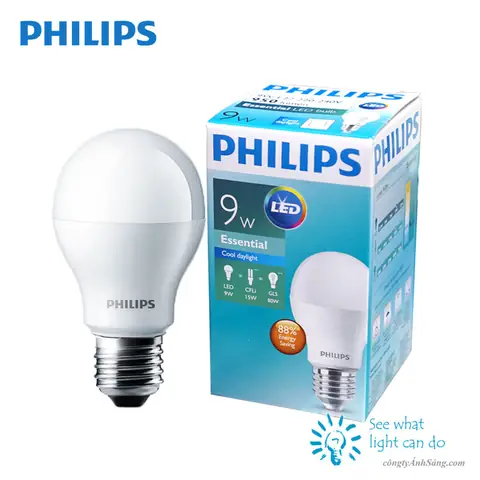 Bóng Đèn Led Bulb Philips 9w E27