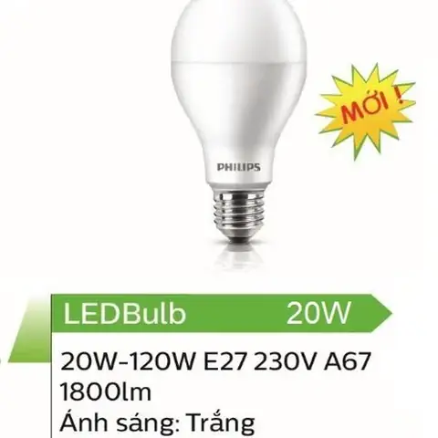 Bóng Đèn Led Philips 20w
