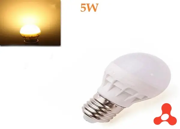 Bóng Đèn Led Tròn Ánh Sáng Vàng
