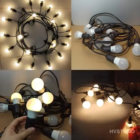 Bóng Đèn Led Tròn Ánh Sáng Vàng