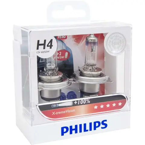 Bóng Đèn Philips H4 Plus 100 Xtreme Vision