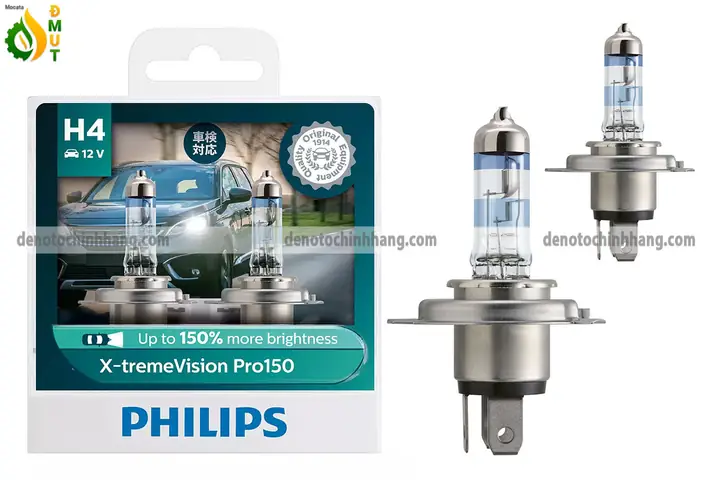 Bóng Đèn Tăng Sáng Philips H4