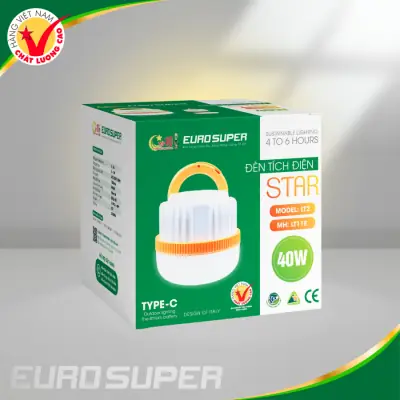 Bóng Đèn Tích Điện 40w