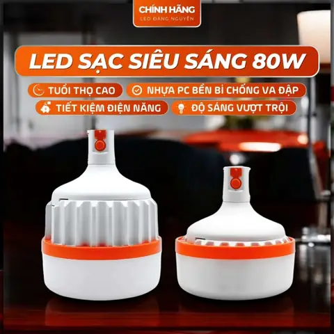 Bóng Đèn Tích Điện 80w