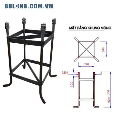 Bu Lông Móng Trụ Đèn