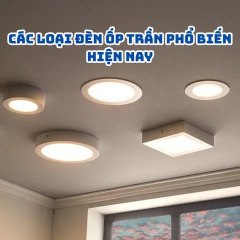 Các Loại Đèn Ốp Trần
