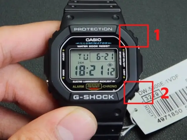 Cách Bật Đèn Đồng Hồ G Shock