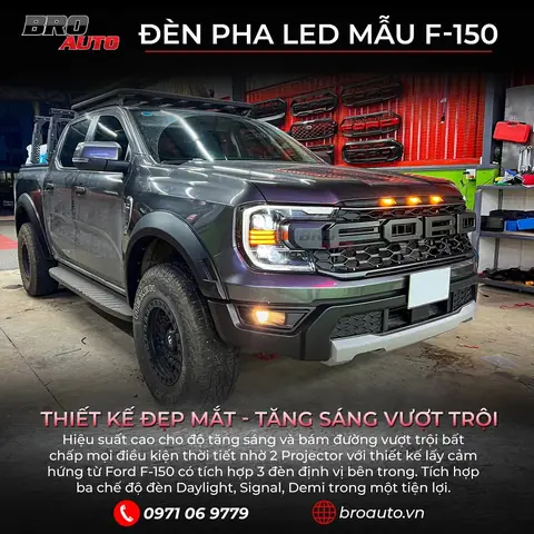 Cách Bật Đèn Pha Xe Ford Ranger