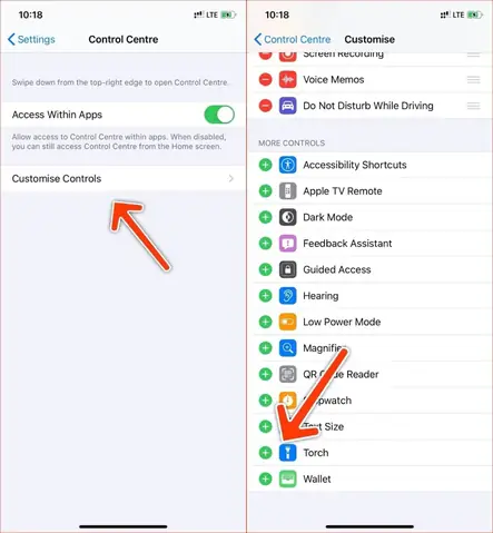 Cách Chỉnh Đèn Pin Iphone