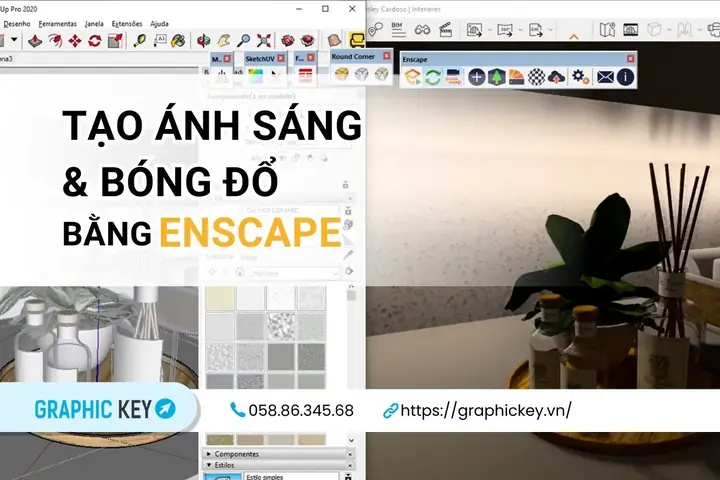 Cách Đặt Đèn Trong Enscape
