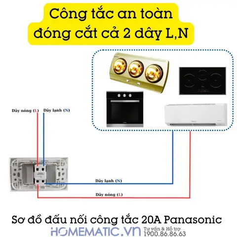 Cách Đấu Công Tắc Có Đèn Báo