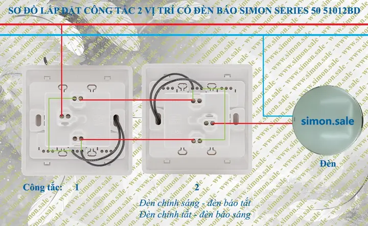 Cách Đấu Công Tắc Có Đèn Báo