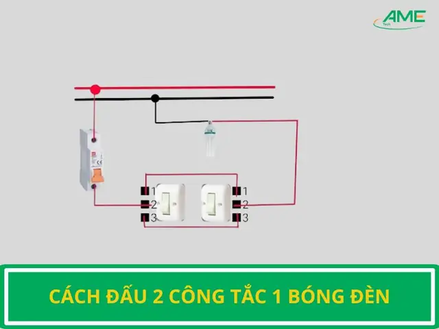 Cách Đấu Công Tắc Nhiều Bóng Đèn