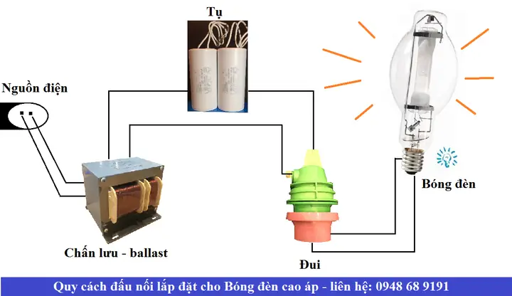 Cách Đấu Đèn Cao Áp