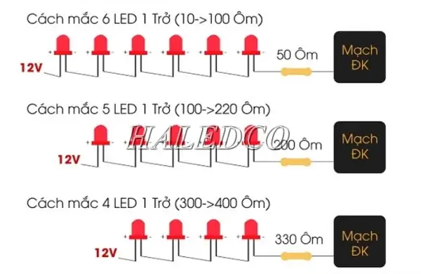 Cách Đấu Đèn Led 5v