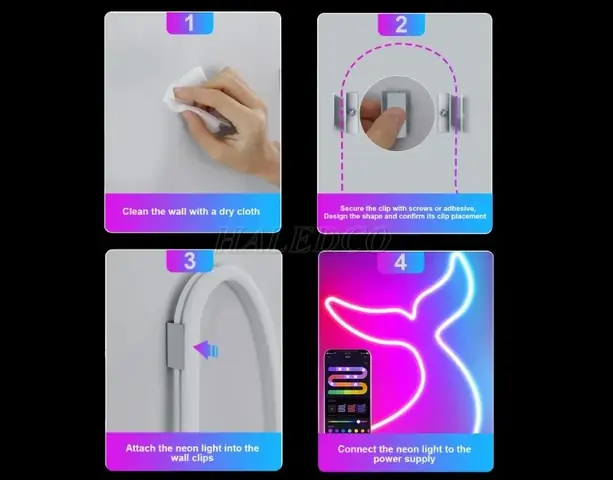 Cách Gắn Đèn Led Vào Tường
