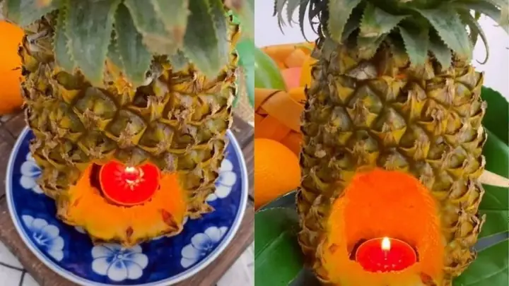 Cách Làm Đèn Bằng Trái Thơm
