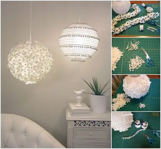 Cách Làm Đèn Chùm Bằng Giấy