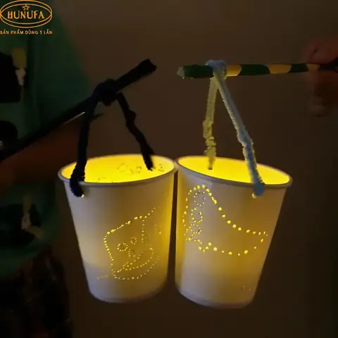 Cách Làm Đèn Lông Tròn Bằng Giấy