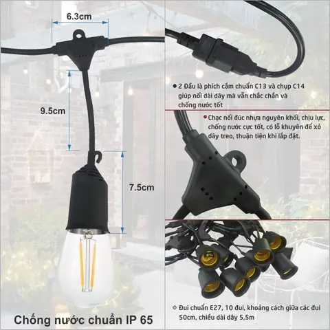 Cách Lắp Bóng Đèn Trang Trí