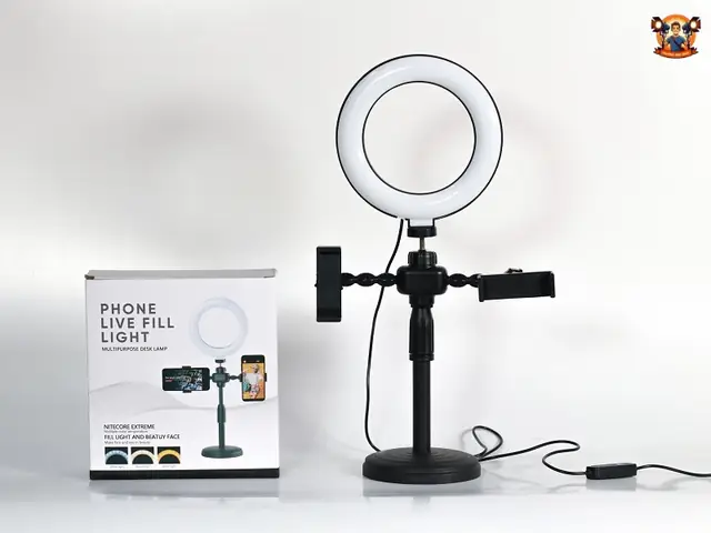 Cách Lắp Đèn Livestream Để Bàn