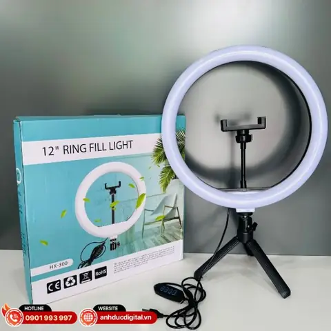 Cách Lắp Đèn Livestream Để Bàn