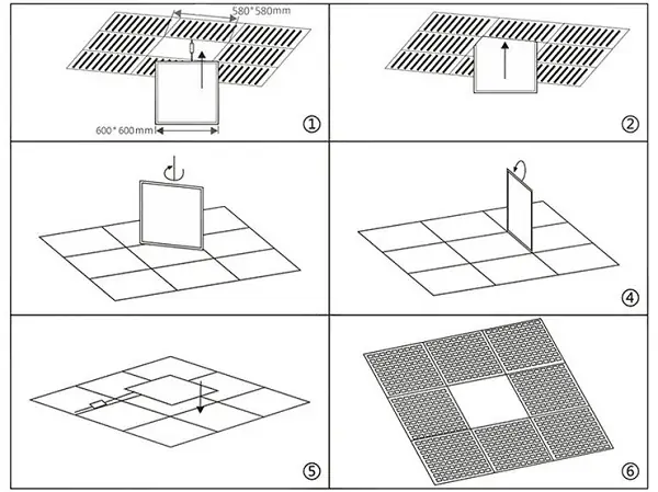 Cách Lắp Đèn Panel Âm Trần