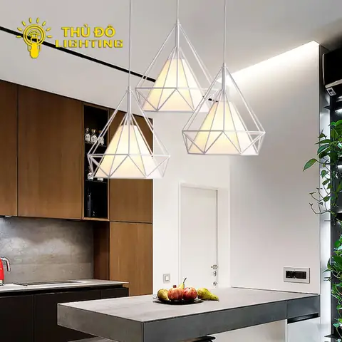 Cách Lắp Đèn Thả Kim Cương