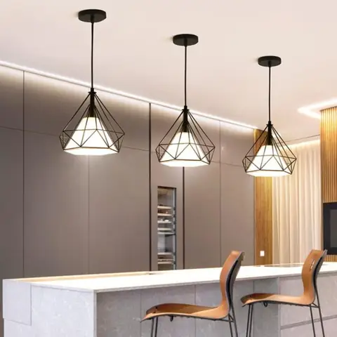 Cách Lắp Đèn Thả Kim Cương